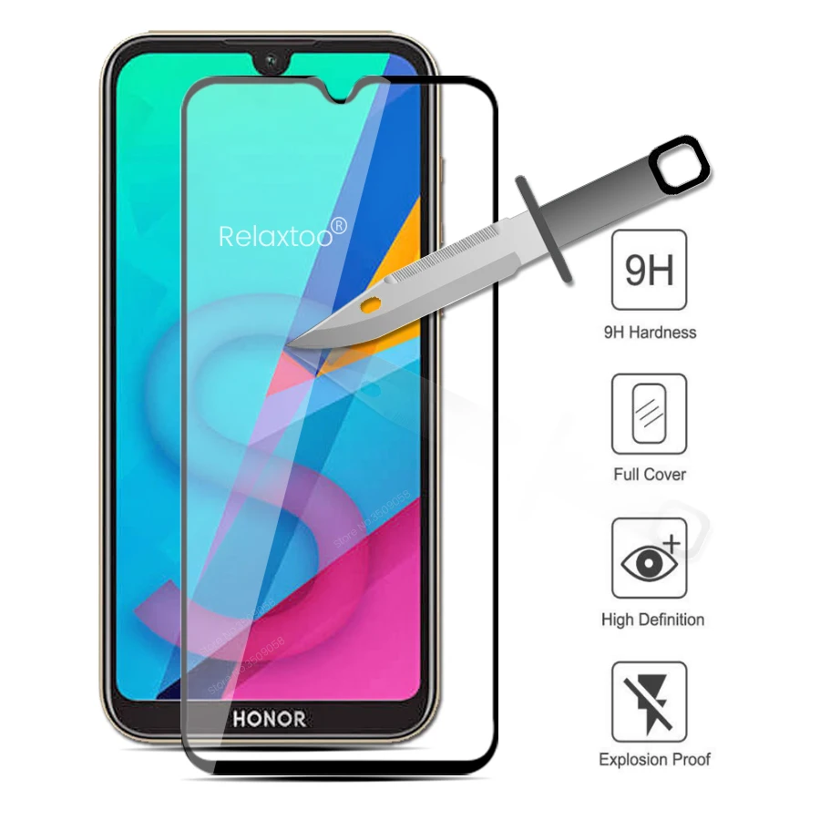 Защитное стекло на honor 8 s, стекло для huawei honor 8 a pro 8 s 8x 8c, защитная пленка honar honer s8 x8 c8 a8, защитная пленка