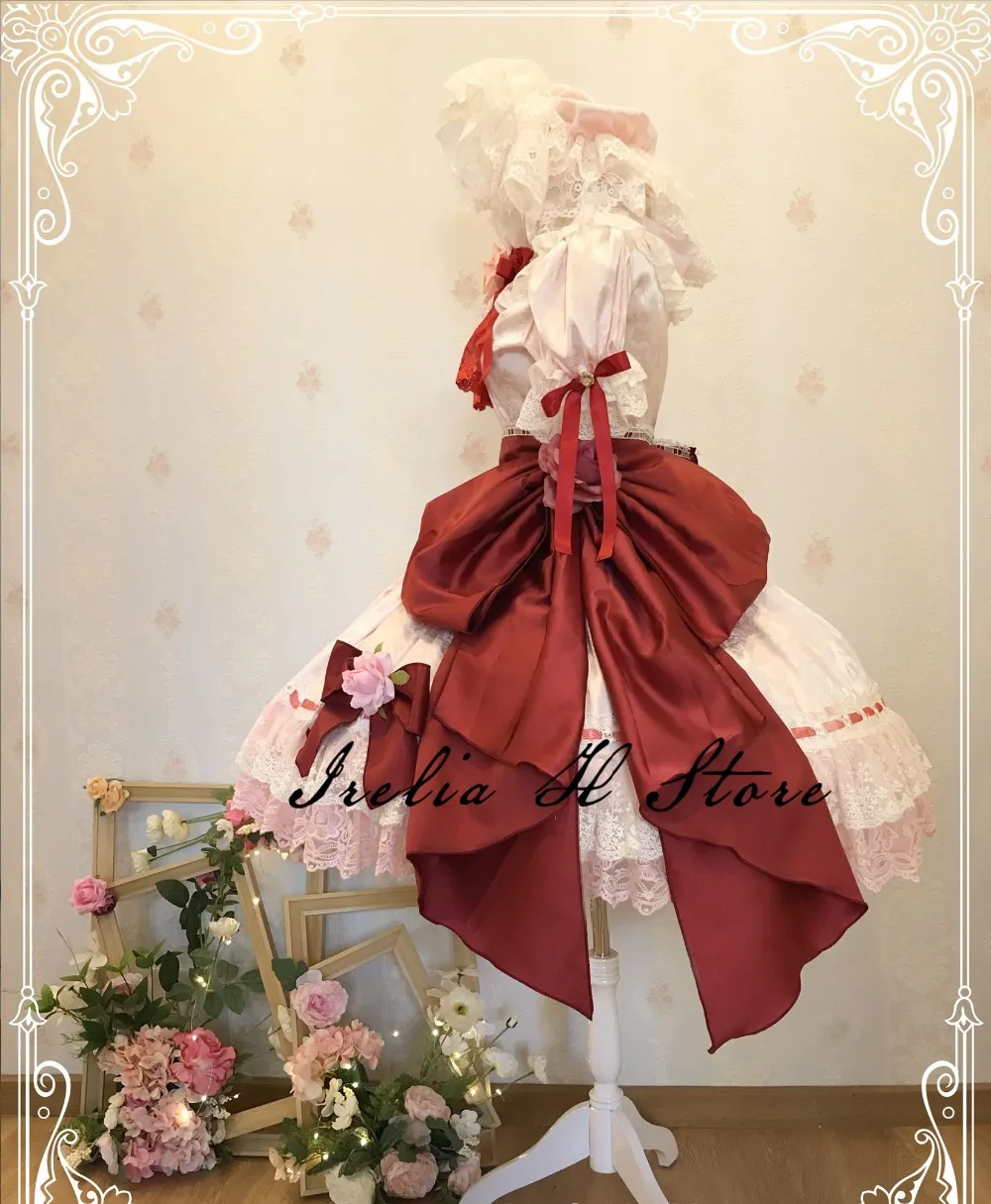 Remilia Touhou Project cosplay Remilia Scarlet, платье для косплея, Женский костюм на заказ/размер