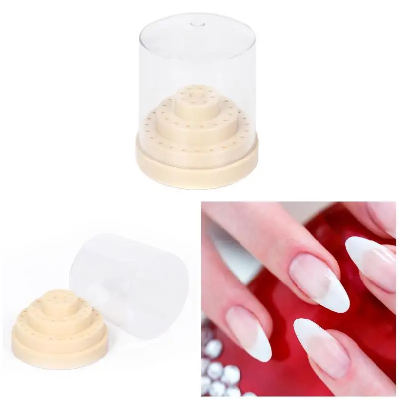 48 Holes Nail Drills Bit Holder Stand Display Grinding Head Storage Box Rack Manicure Tool OR88 | Красота и здоровье