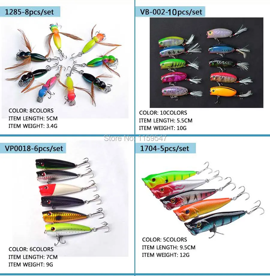 Agepoch Рыбалка муха снасти кормушка Карп Peche Crankbait Поппер рыболовный крючок все