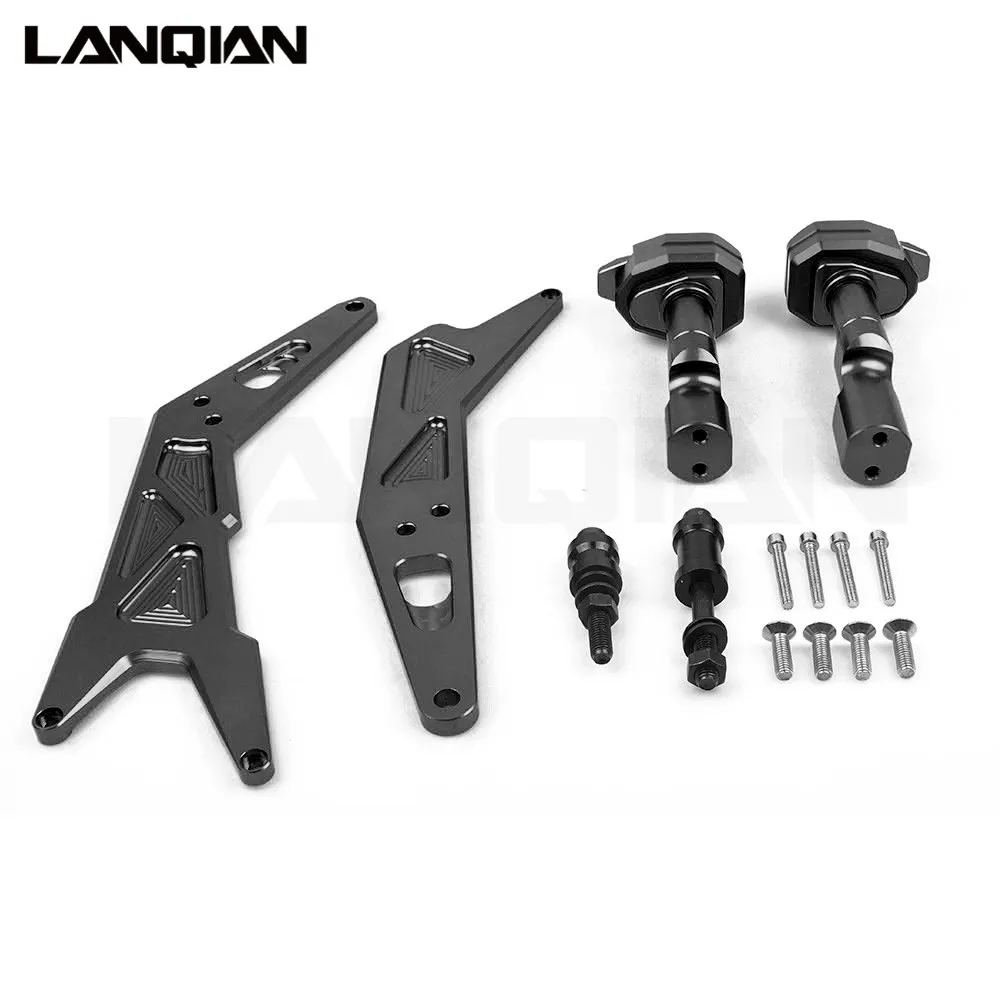 CNC мотоциклетная Рама Ползунки защита двигателя Pad боковая для KAWASAKI NINJA300 2013 2016 NINJA