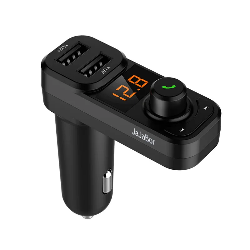 Автомобильный комплект jajabor с Bluetooth Handsfree fm-передатчиком беспроводной A2DP Автомобильный MP3-плеер Поддержка TF U диск двойной USB 5 В 3.1A Быстрая зарядка