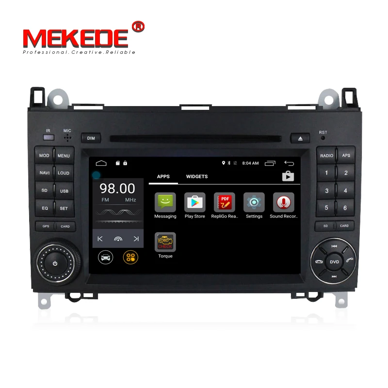 2din Android 7 1 четырехъядерный автомобильный DVD для Benz Sprinter W169 W245 W906 Viano Vito W639 B200 с wifi gps