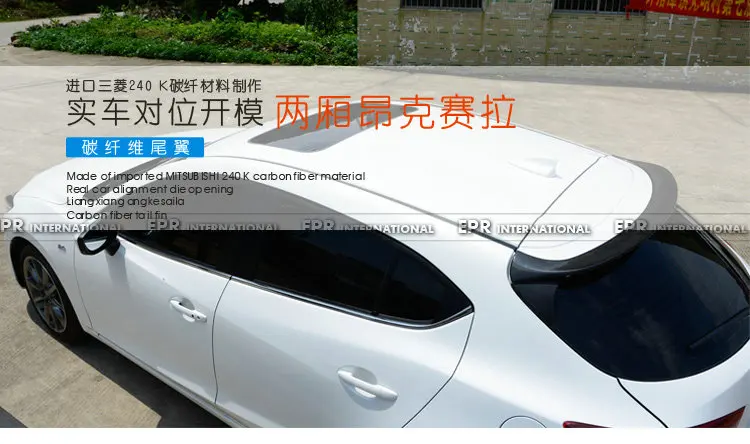 Автомобиль-Стайлинг углеродного волокна GV стиль задний спойлер (5 Дверь Люк