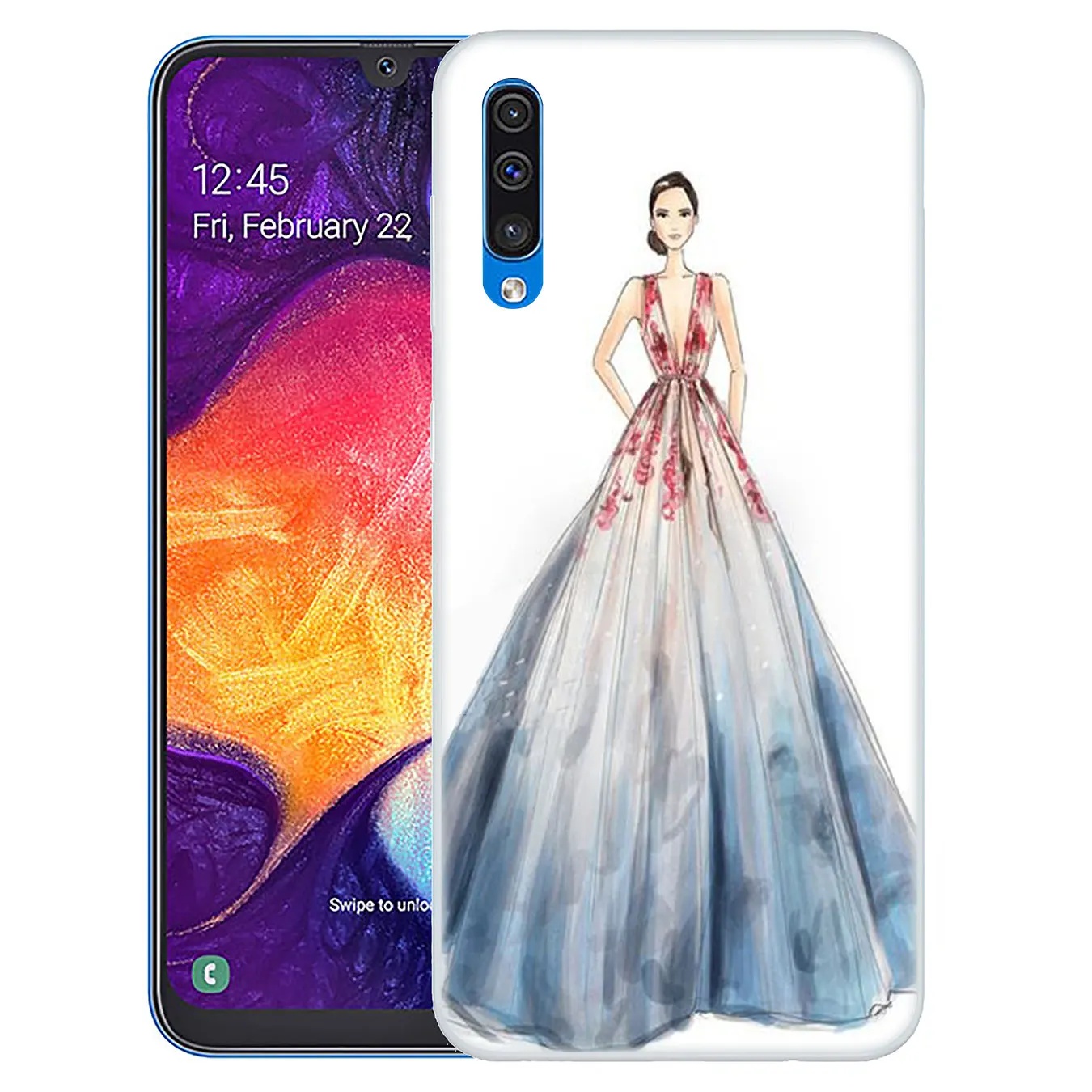 Lavaza красивое платье для девочек чехол Samsung Galaxy A10 A20 A30 A40 A50 A60 A70 M40 M30 M20 M10 A20e |