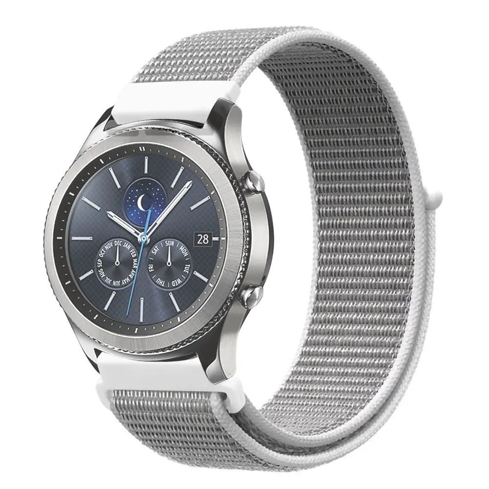22 мм часы ремешок для samsung gear S3 классический/frontier ремень спортивные петли тканые