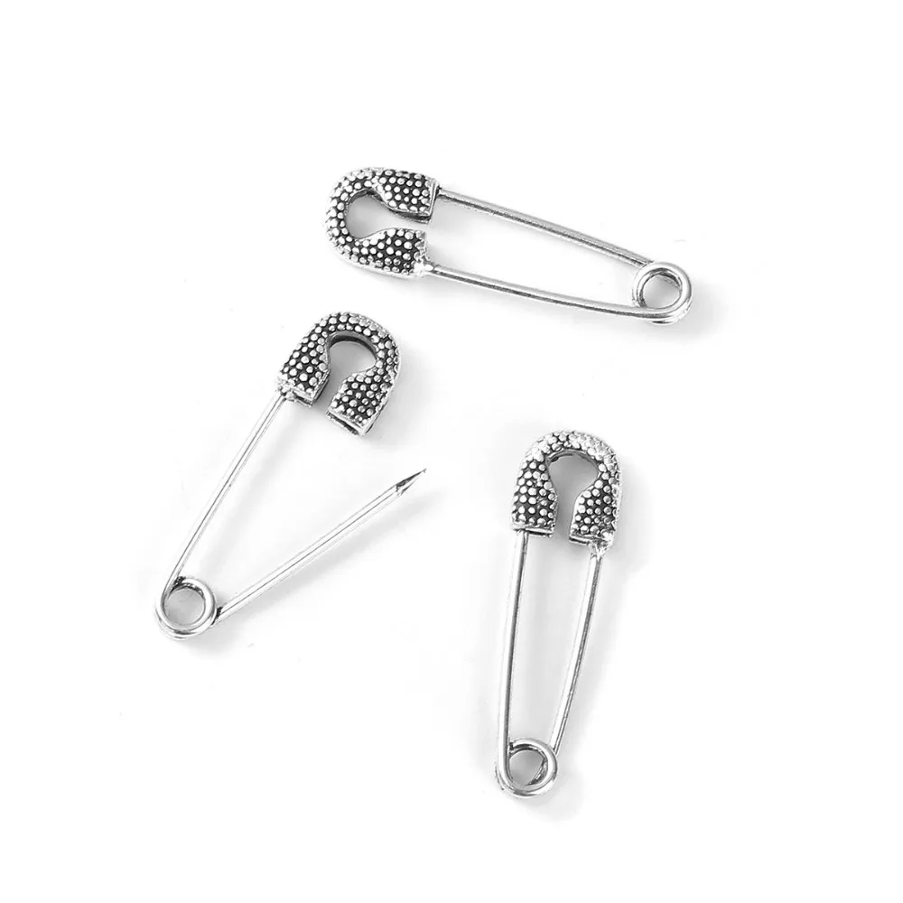 8 сезонов простые безопасные булавки из сплава цинка броши серебряного цвета в