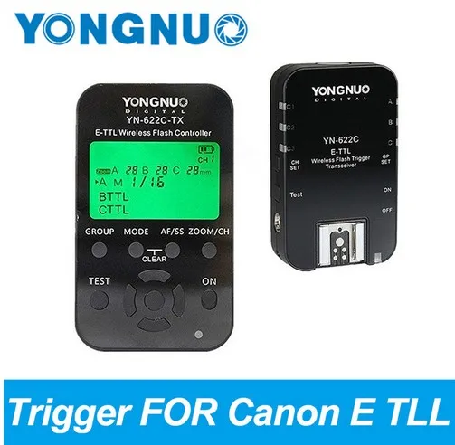 Yongnuo YN-622C-TX YN622C-TX ЖК-дисплей ttl беспроводной световой спусковой контроллер