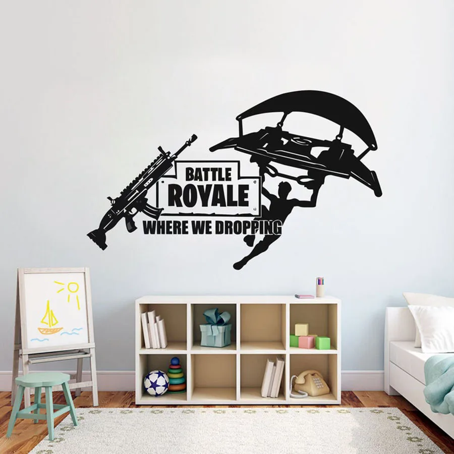 

Gamer Wall Stickers Controller Video Game Wall Decals Removable For Kids Bedroom Vinyl Wall Art Home Decor Y22