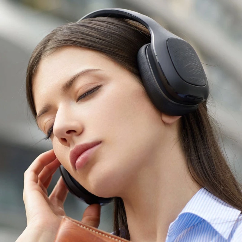Беспроводные Bluetooth наушники, гарнитура, стерео накладные наушники с глубоким басом, складные наушники, проводные гарнитуры для iPhone, samsung
