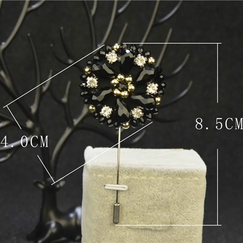 Модные цветочные нагрудные штыри с ромашками мужские отворотом кристаллическая