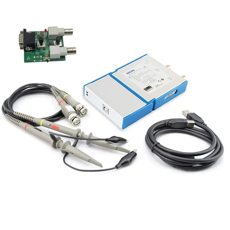 OSC482S 3 в 1 USB PC виртуальный цифровой осциллограф 2CH 20M пропускная способность 50 MSA/s+ 13 МГц генератор сигналов+ 4CH логический анализатор - Цвет: OSC482S