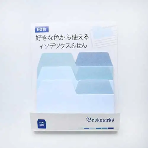 Gradient-Blue Креативные акварельные градиентные кавайные японские Липкие заметки блокнот Post наклейка для офисного планировщика бумажные канцелярские принадлежности Школьные принадлежности - Цвет: Gradient-Blue