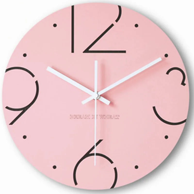 Скандинавские большие настенные часы современный дизайн 3d детские бесшумные для
