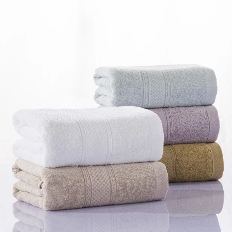 Промоакция 100% хлопковое простое банное полотенце пряжа очень мягкое хорошего