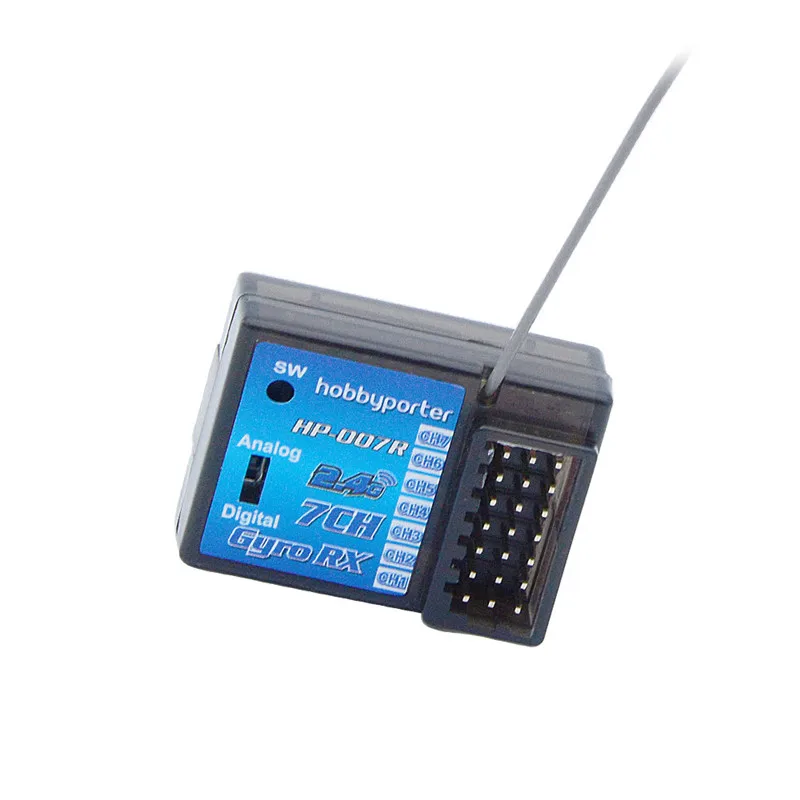 DasMikro Sanwa Compatibe 4-канальный хобби HP007-R 7-канальный Радиоуправляемый Автомобильный
