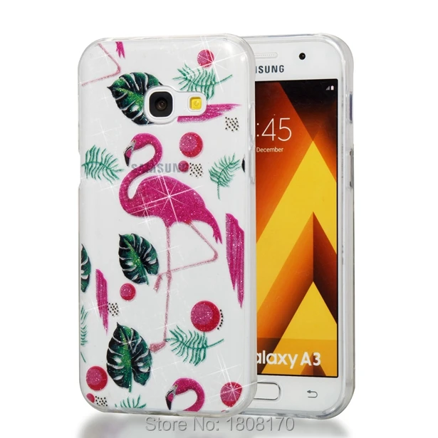 Мягкий чехол из ТПУ C ku с блестящими рисунками для Samsung Galaxy 2017 A3 A5 J330 J530 J730 S7 Edge S8