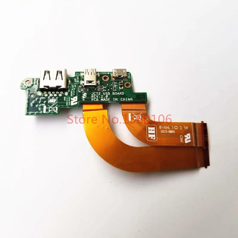 

JCT2 USB Board FOR Dell Venue 11 Pro 7140 Micro USB Charge Port Mini HDMI WITH CABLE WORKS