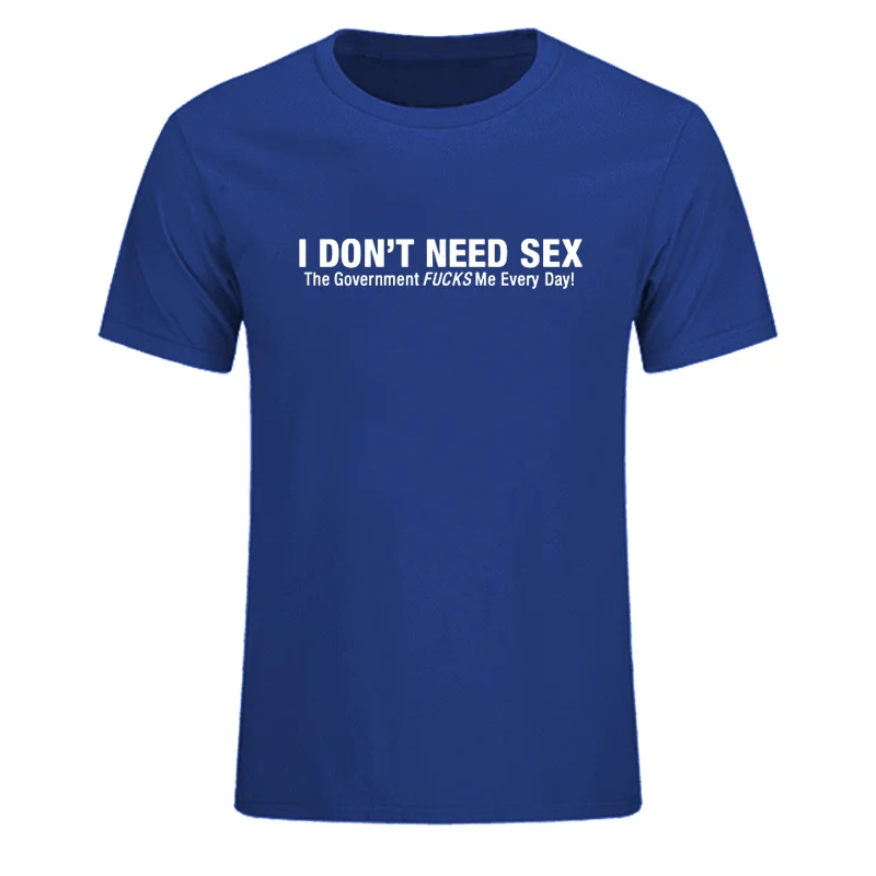Повседневная мужская футболка с надписью I Not Need Sex Manage men круглым вырезом и
