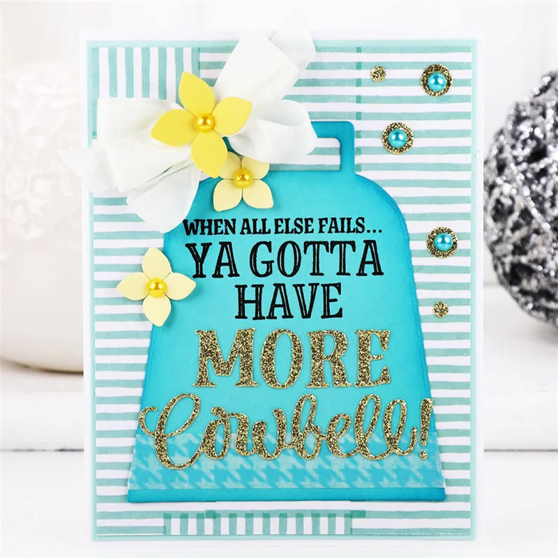 GJCrafts колокольчик почтовые марки и умирает 2019 для создания карты Скрапбукинг фото