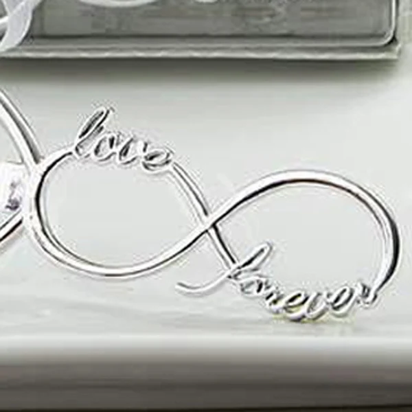 100 шт./лот новейший хромированный открывалка для пивных бутылок forever love свадебные