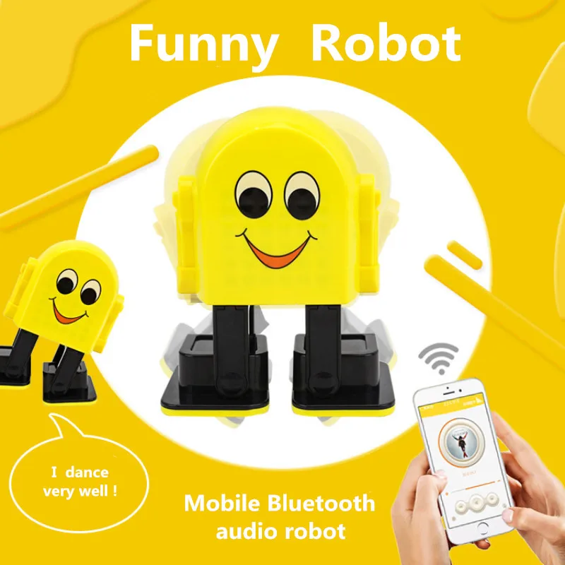 Умный танцевальный музыкальный робот Bluetooth обучающая игрушка с usb зарядкой и