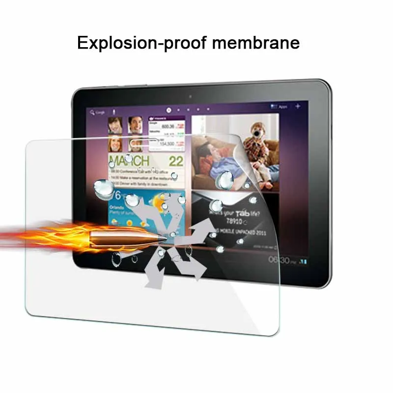 Для Samsung Galaxy P7500 10 1 &quotTAB Взрывозащищенная нано мягкая пленка премиум класса