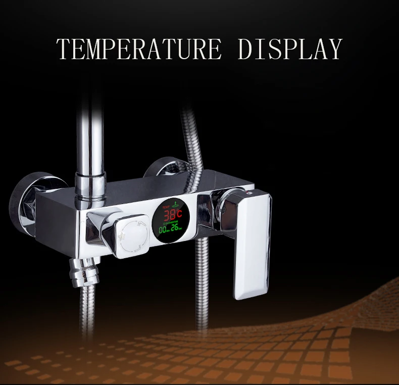 Цифровой набор для душа Senducs латунный и дождя по низкой цене | Обустройство дома