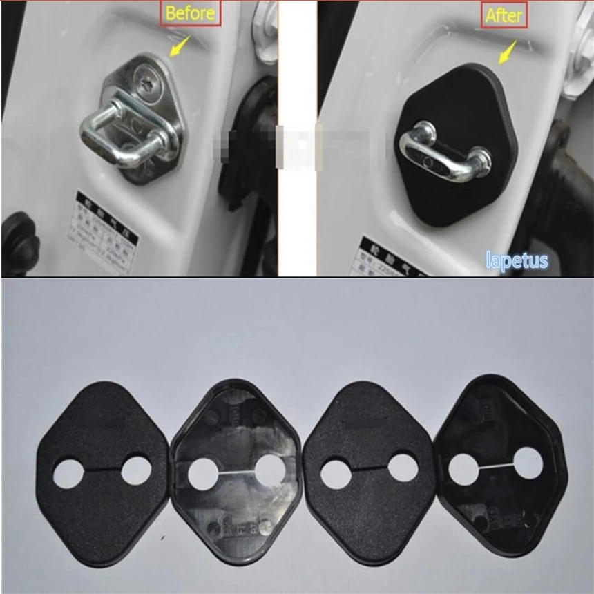 

Lapetus Inner Door Lock Protector Cover Buckle Decoration Trim 4 Pcs Fit For Honda CRV CR-V 2012 2013 2014 2015 2016 Plastic
