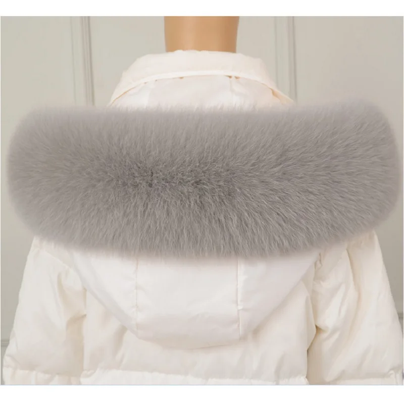 Женский зимний фонарь 75 см Женское пальто шарфы меховой воротник |