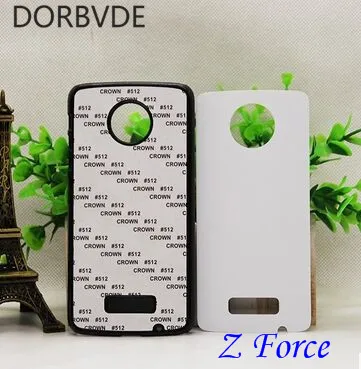 2D чехол сублимационная печать для Motorola G4 G5 G6 Z Force G5S Plus твердый пластиковый на