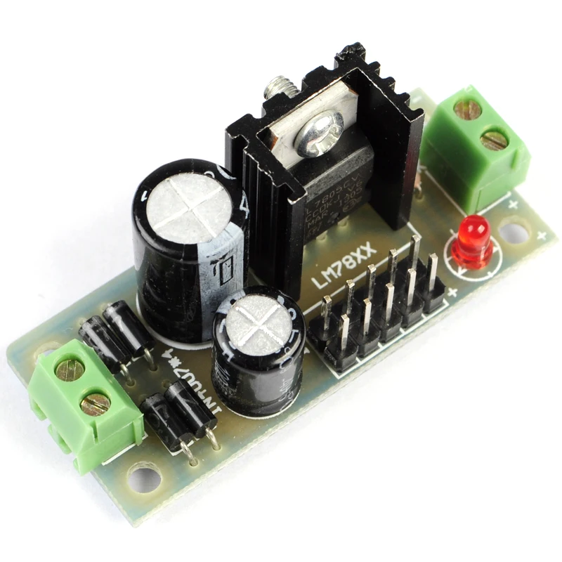 L7805 LM7805 DIY Kit Питание Регулятор модуль Шаг вниз 7 5 В 35 до понижающий