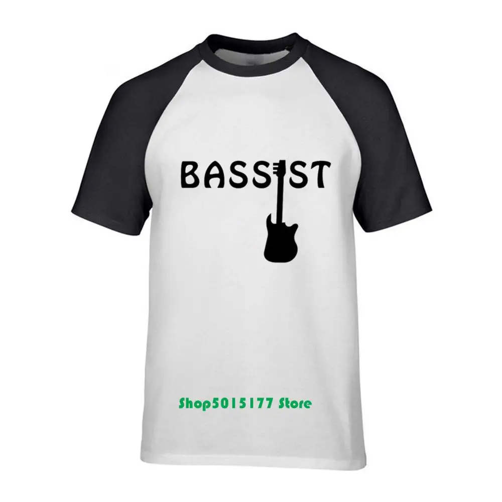Новое поступление Bassist Guitar Logo Guitarist плеер Мужская футболка музыкальная рок
