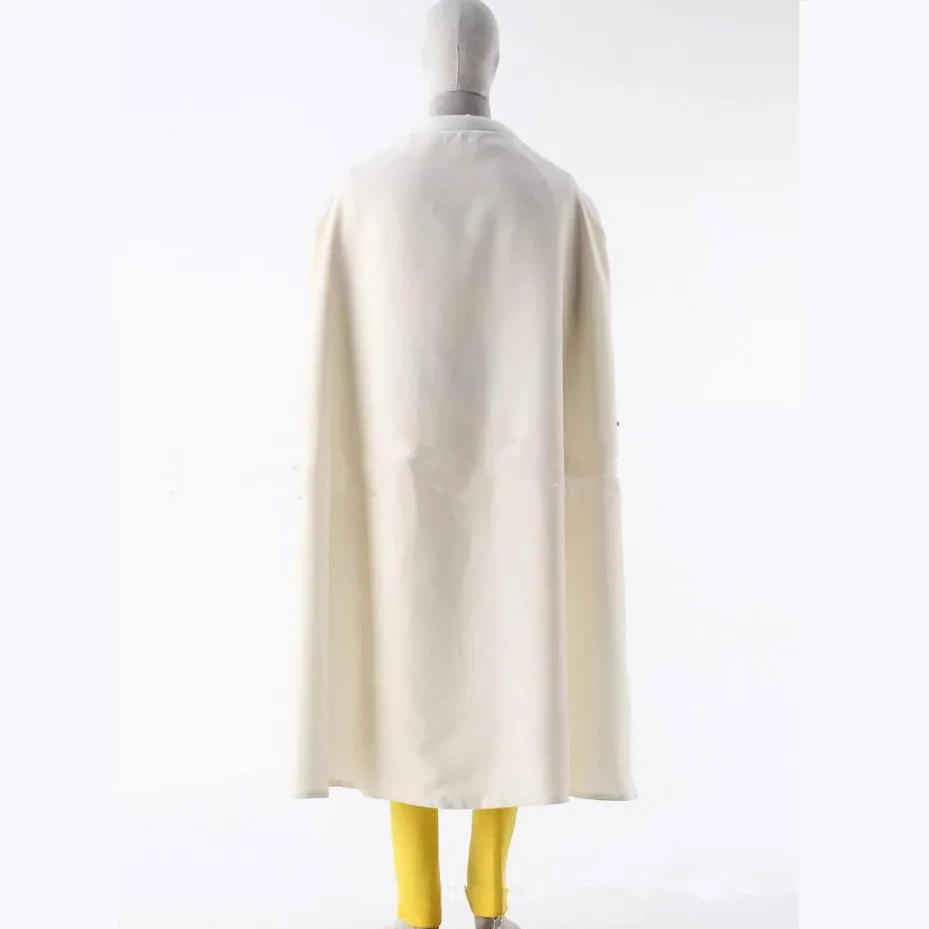 Аниме мультфильм ONE PUNCH MAN Saitama Косплей костюмы супергероя дети взрослые хлопковые комбинезоны боди Zentai костюмы с плащом Новинка