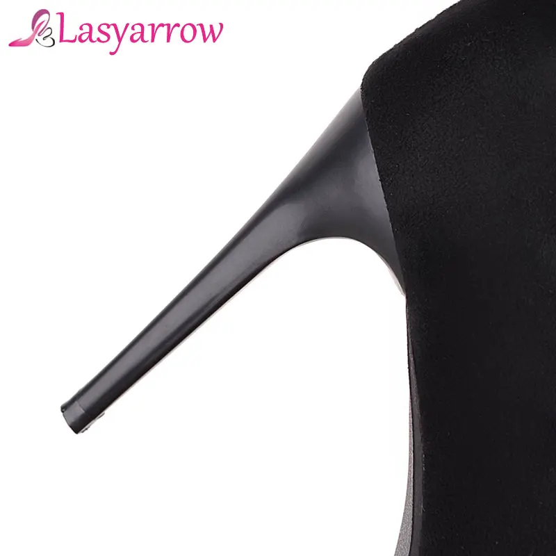 Женские ботфорты Lasyarrow сексуальные женские Сапоги выше колена соблазнительные