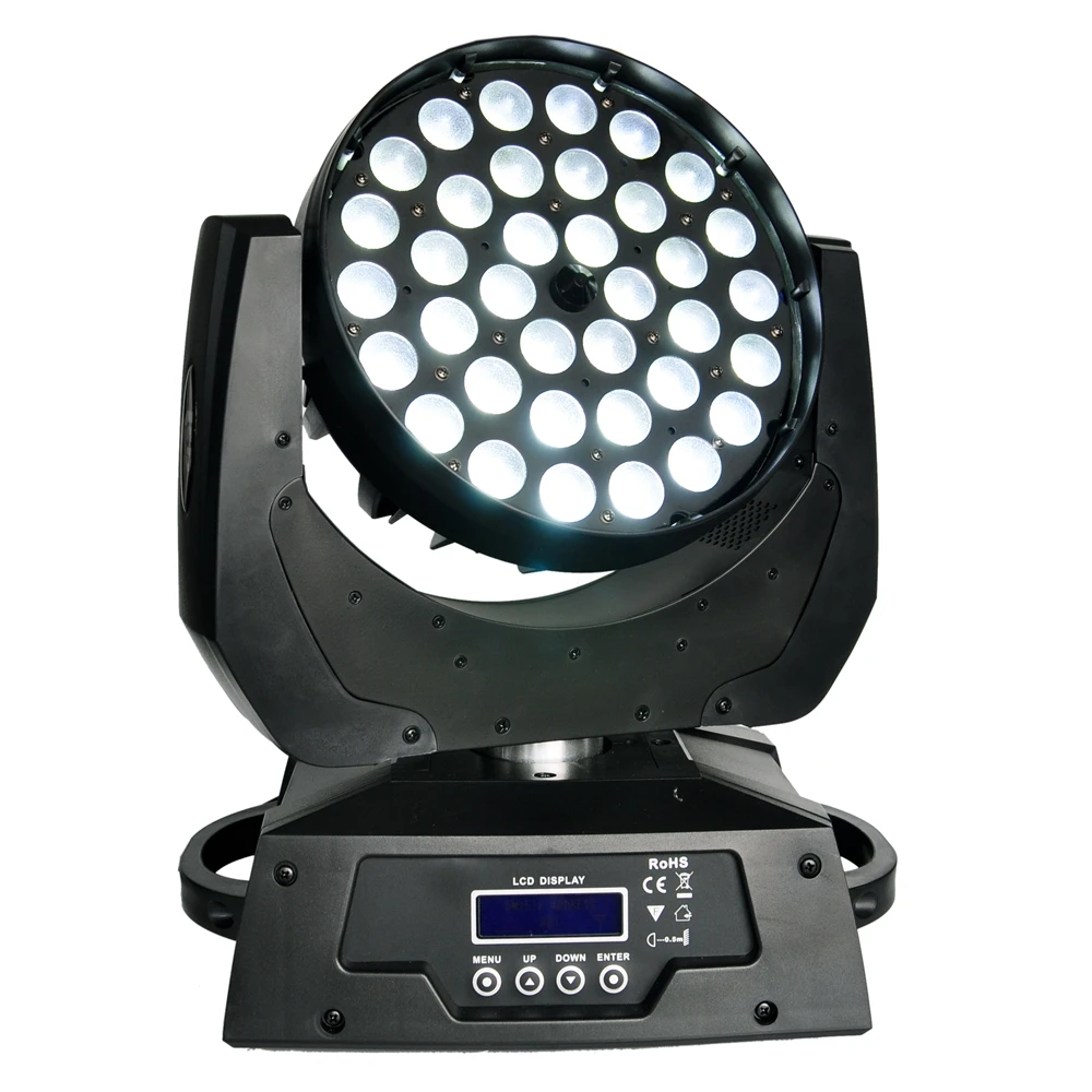 

4Pcs/Lot High Quality Strong Recommend 36x18W RGBWA+UV Quad Zoom Moving Head Wash Light 19Chs DMX Control Tyanshine Led TP-L622A