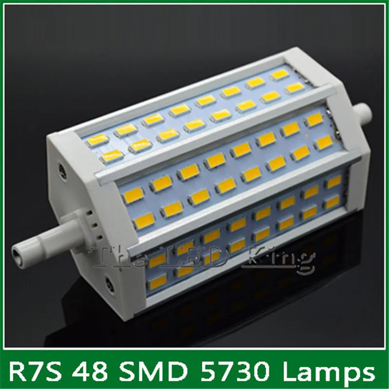 Супер яркая диммируемая R7S 5730SMD Светодиодная лампа 118 мм 30 Вт 78 15 J78 J118 Идеальная