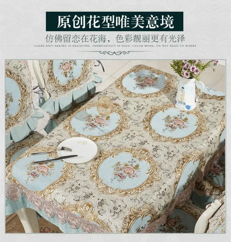 Europe table cloth rectangular christmas tablecloth big size table cloth decoration wedding table covers