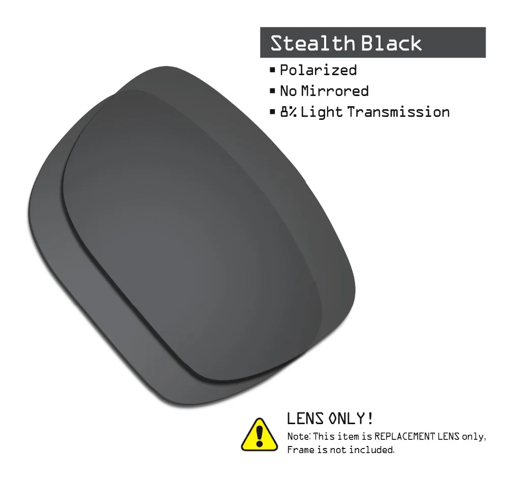 2 пары поляризованных солнцезащитных очков SmartVLT Сменные линзы для Oakley Holbrook XL Stealth