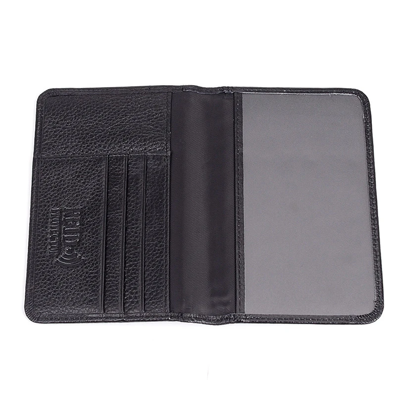 Passport Wallet RFID Блокировка Топ зерна из натуральной коровьей кожи кожаная обложка для паспорта+ Защита конфиденциальных данных мужской кошелек MRF6