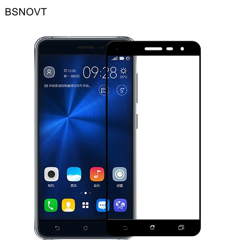 2 шт Стекло Asus Zenfone 3 ZE552KL Защитная пленка 2.5D анти Браст закаленное стекло для