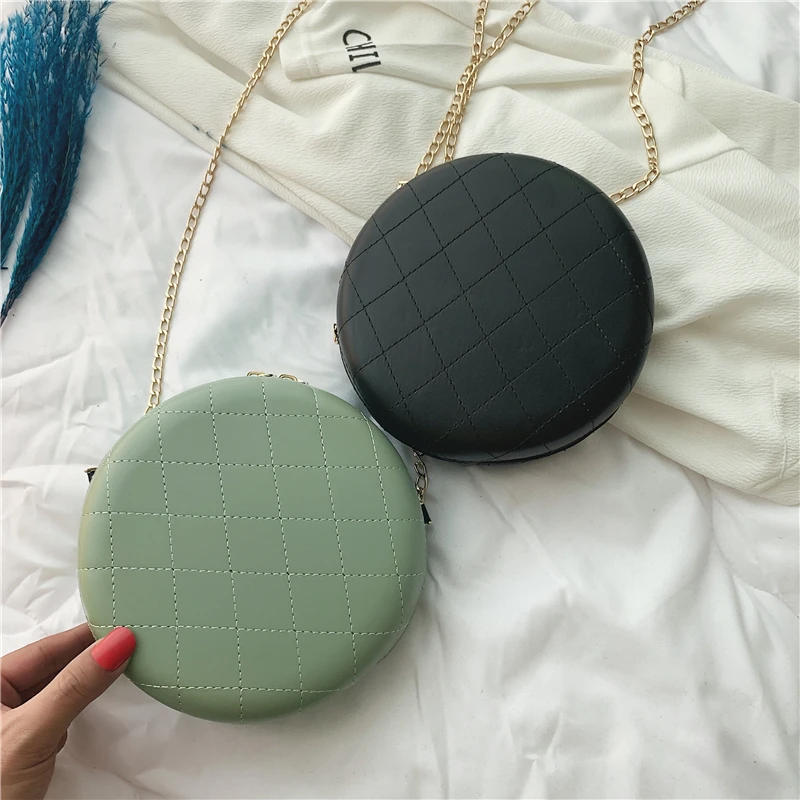 2019 all-new European and American fashion integrated circular cross-body bag single-shoulder qq186 | Багаж и сумки