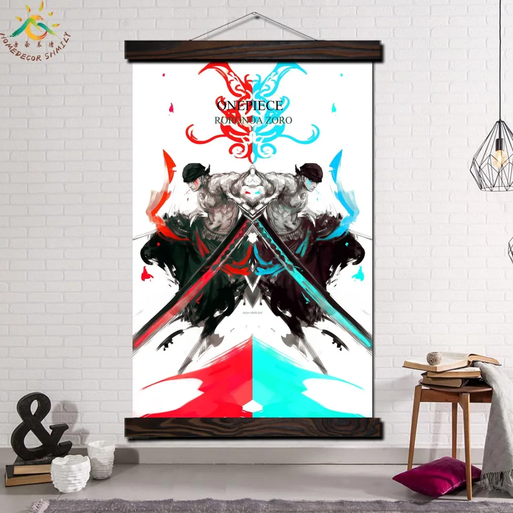 One Piece Roronoa Zoro аниме Современная Настенная Художественная печать поп-арт картина и