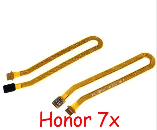 Honor 7x Кнопка «домой», датчик отпечатков пальцев, гибкий кабель для huawei Honor 8 9 10 7x mate 20 Pro P10 P20 Lite Nova 3 3i P Smart - Цвет: Honor 7x