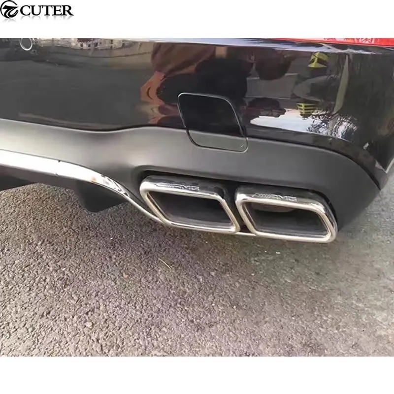 W213 E350 E63AMG стильный комплект кузова автомобиля PP Неокрашенный передний задний