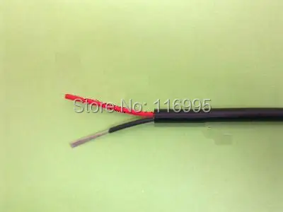 Бесплатная Доставка 5meterds UL2464 22AWG/2 жильный силовой провод/ПВХ мягкий