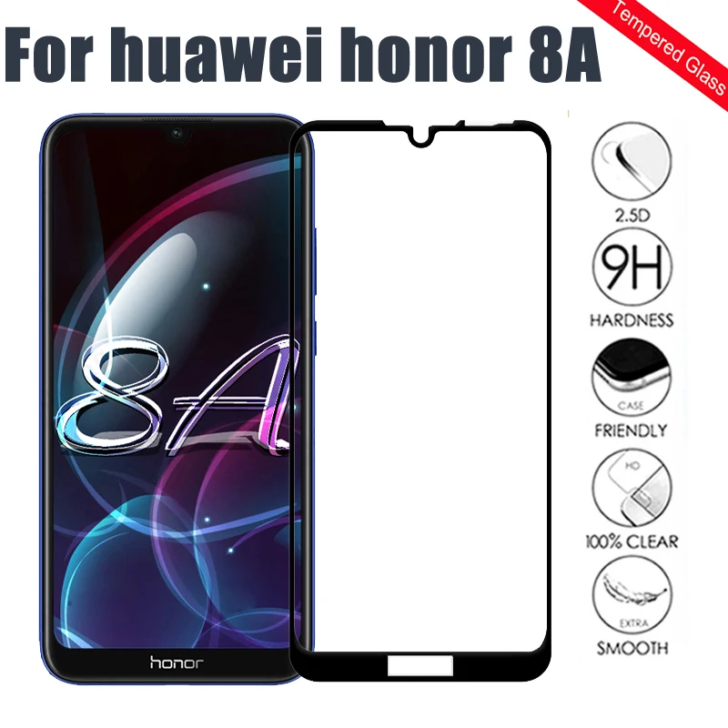 Защитная пленка для экрана Honor 8A из закаленного стекла для huawei Honor 8A JAT-LX1 JAT LX1 8 A Honor8A