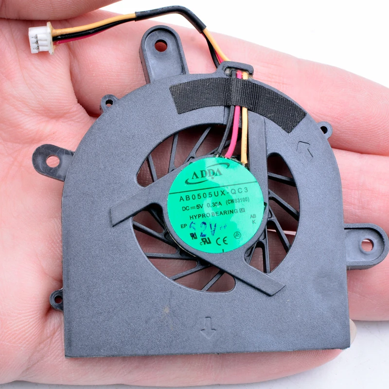 Оригинальный AB0505UX-QC3 (CWS3100) 5V 0.35A DIY ноутбук встроенный процессор вентилятор