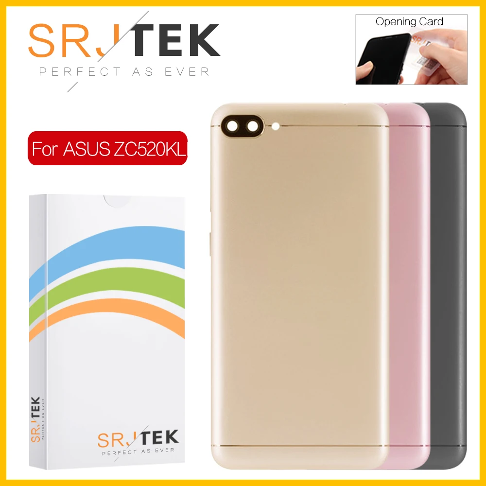 SRJTEK 5 2 &quotдля Asus ZenFone 4 Max ZC520KL батарея задняя крышка корпус камера стеклянная