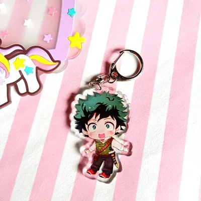 G 1 шт., аниме, мой герой, acemic bakugou, брелок для ключей, Bokuno Hero Bakugou katsuki odoroki Portachiavi, два боковых отпечаток кулон - Цвет: G